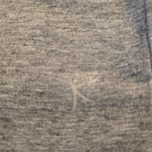 DANSKIN NOW SEMI-FITTED DRAP STYLE WATERFALL CARDIGAN WRAP SIZE MEDIUM GRAY - Picture 3 of 5